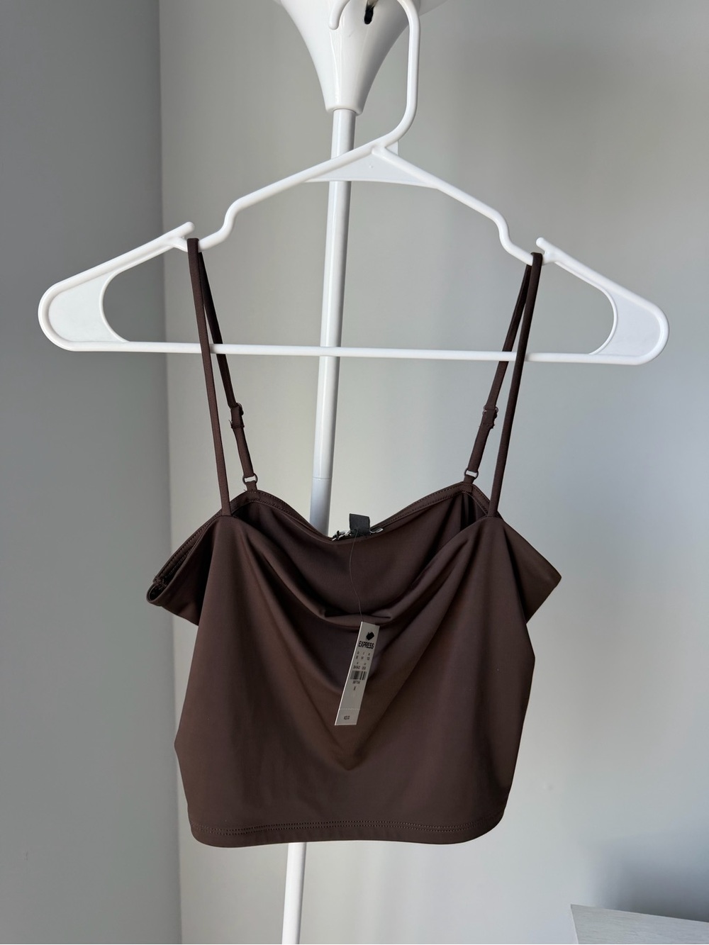 Express Brown Women’s Medium Smooth Sculpt Body Contour TankTop- new with tags!